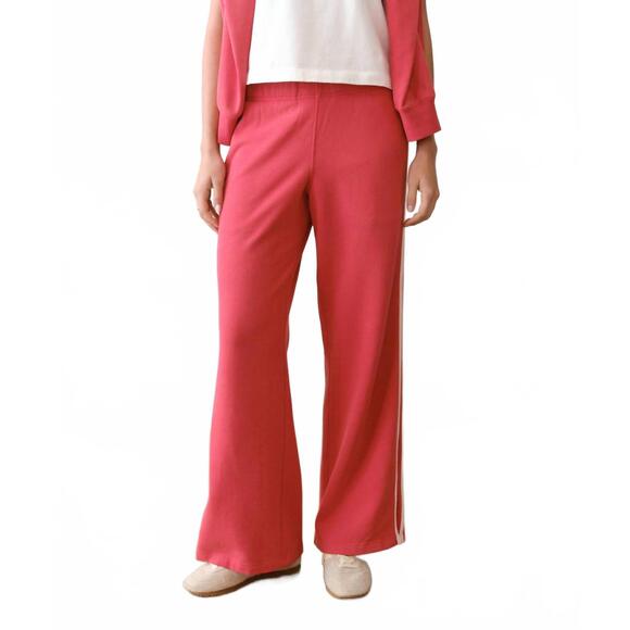 MARINE LAYER Pants - NEW MARINE LAYER cloud 9 fleece track pant in red